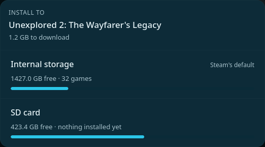 Choosing a drive to install to